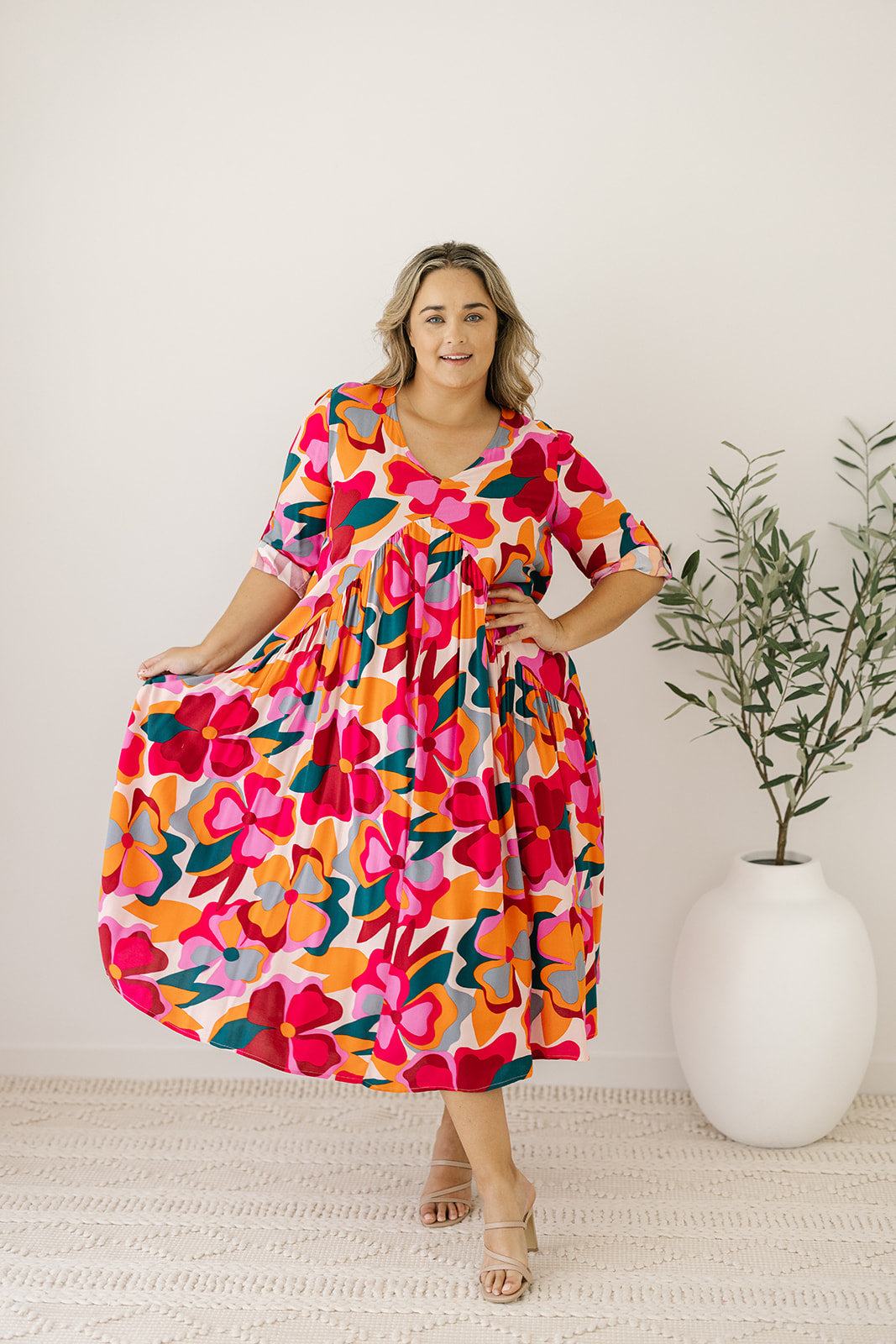 chinese dress ladies PRETTYGARDEN Womens Dresses 2026 Puff Sleeve Floral Casual Spring Dresses  Smocked Backless Beach Flowy Tiered Maxi Dress (Apricot Rose Red Flower,  Small) at Amazon Women's Clothing store