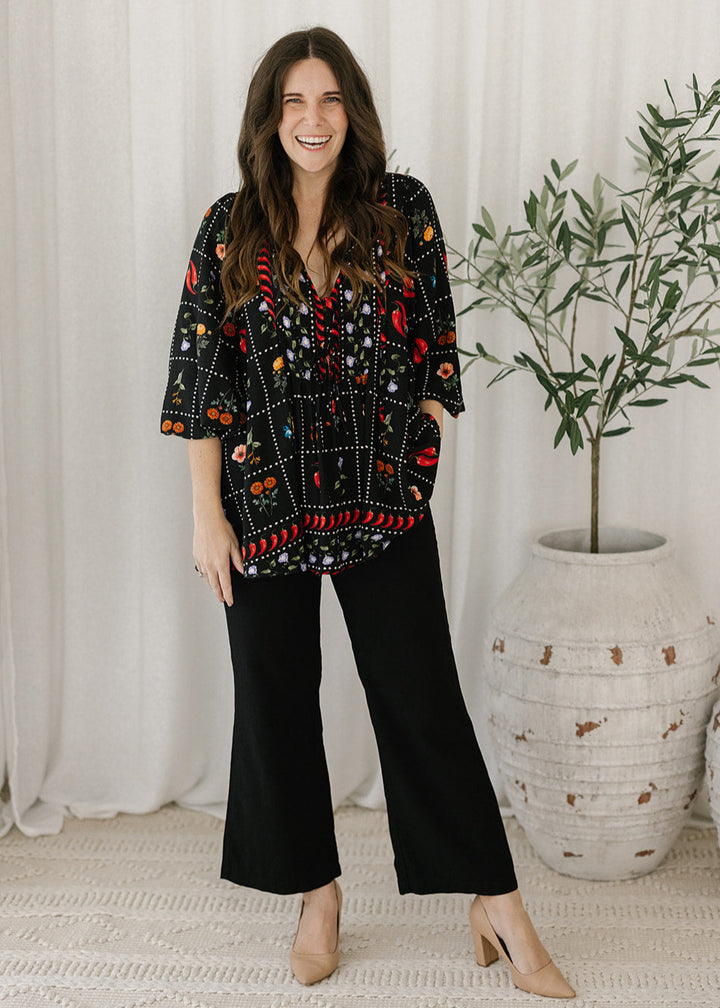 Adella Top in Spicy