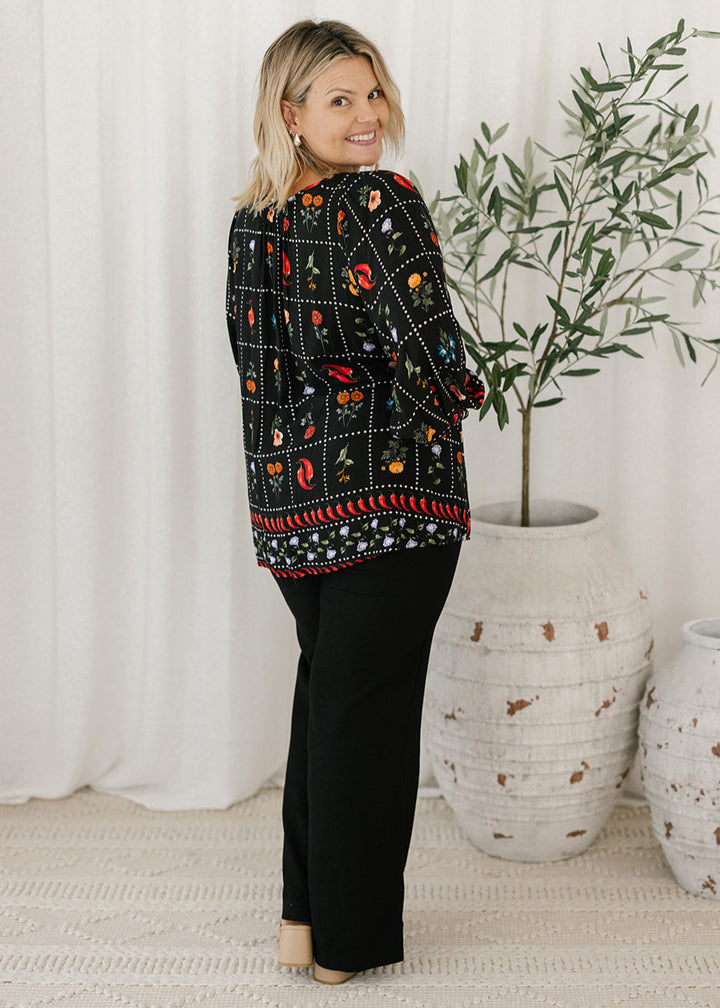 Adella Top in Spicy