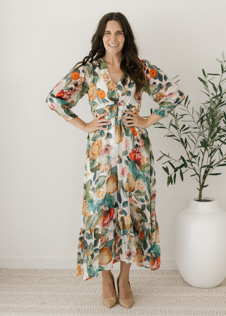 Esme Maxi Dress in Botanic