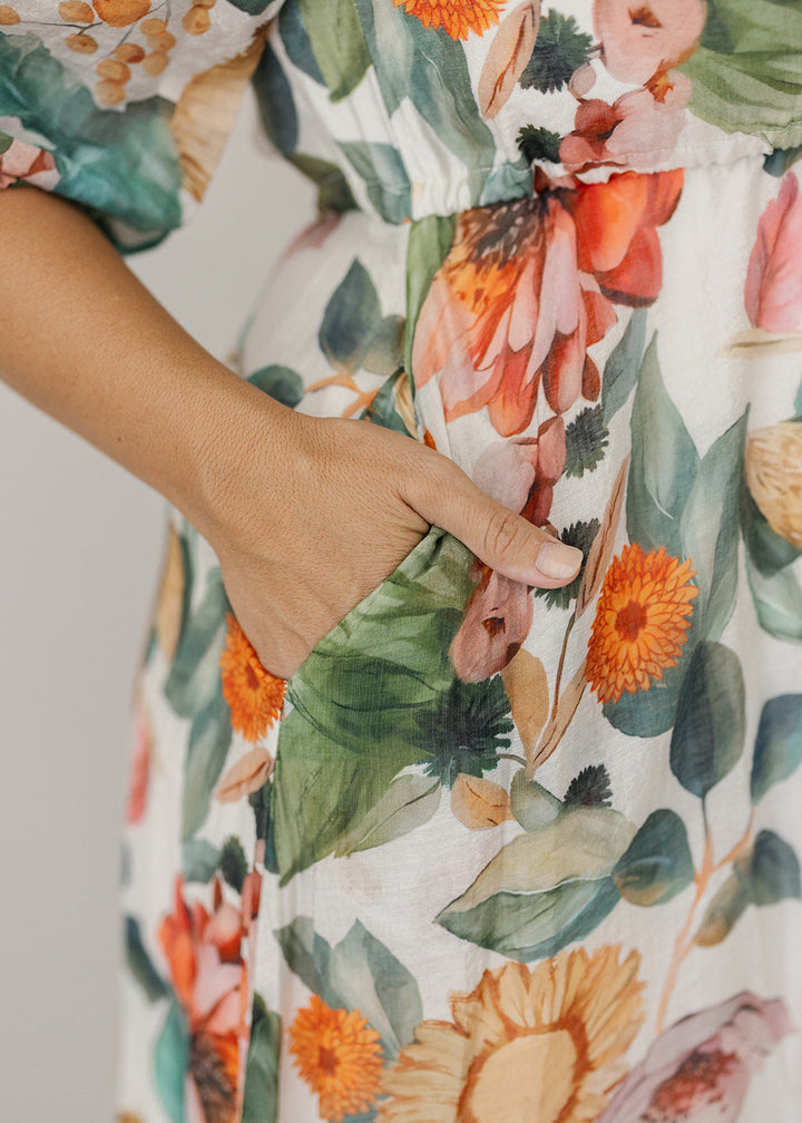 Esme Maxi Dress in Botanic