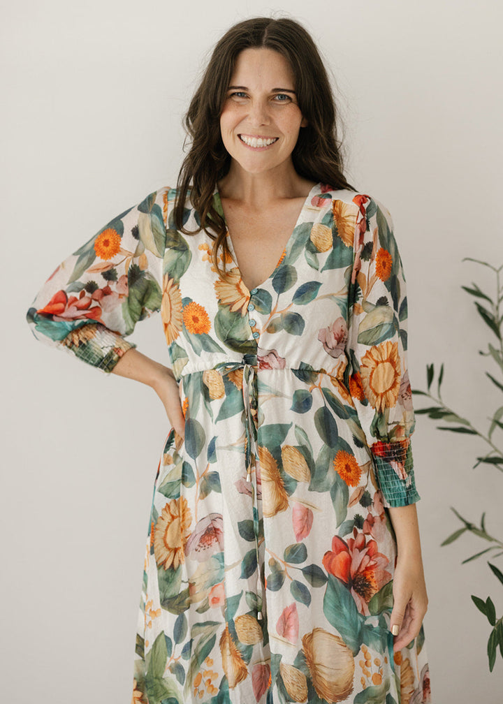 Esme Maxi Dress in Botanic