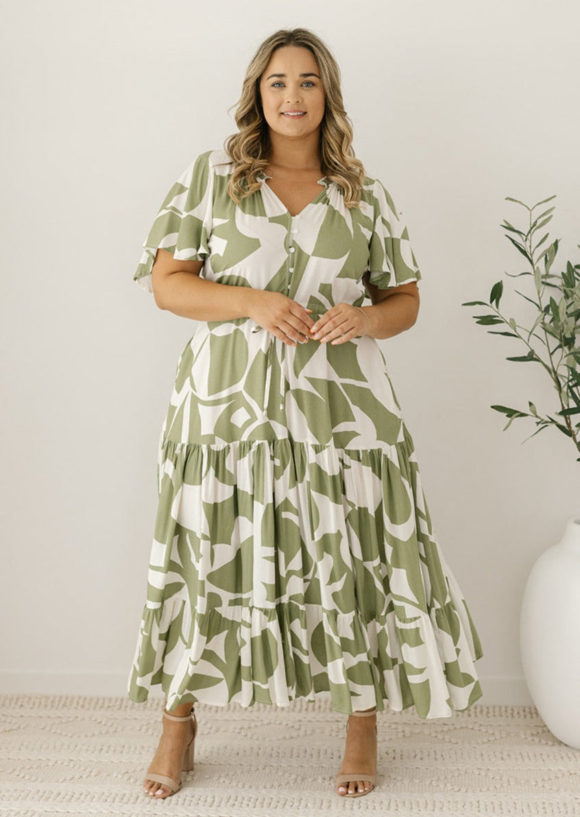 Olive green dress australia hotsell