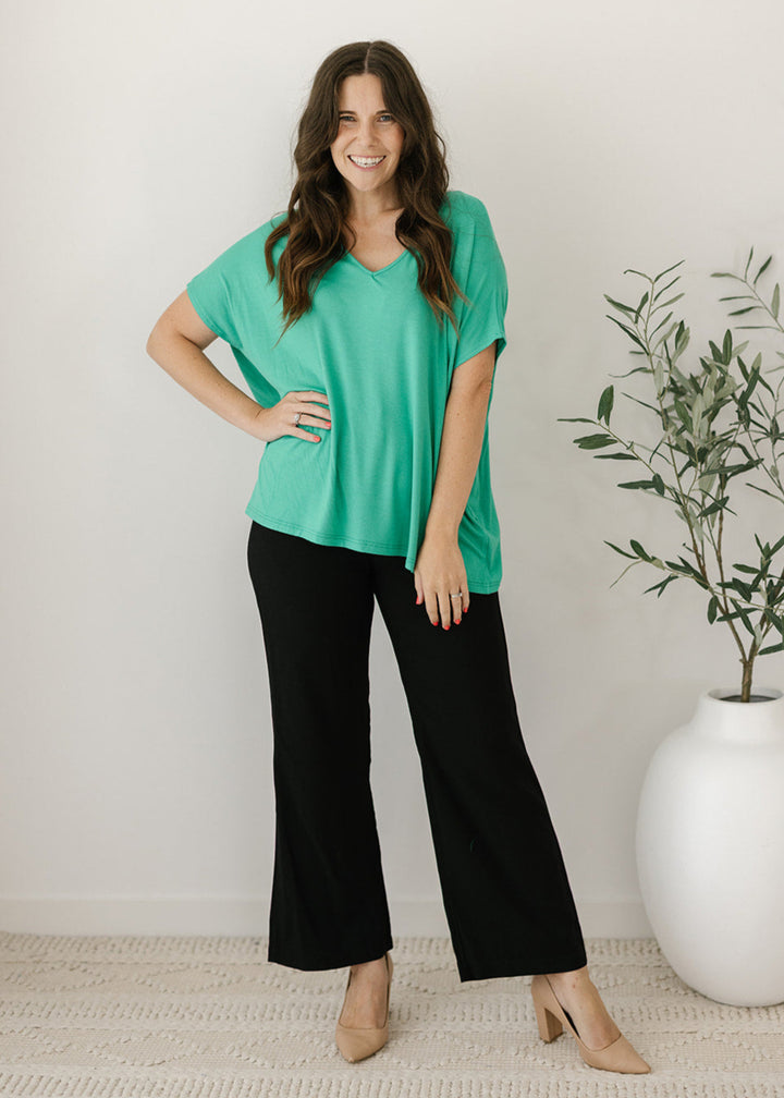 Marcia Top in Emerald