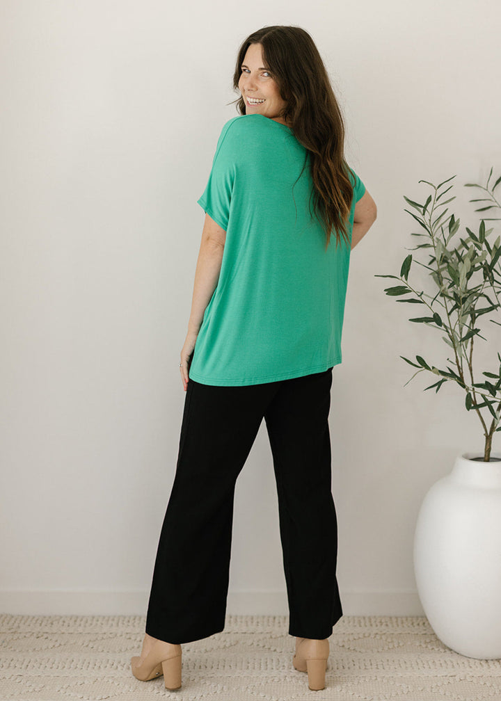 Marcia Top in Emerald