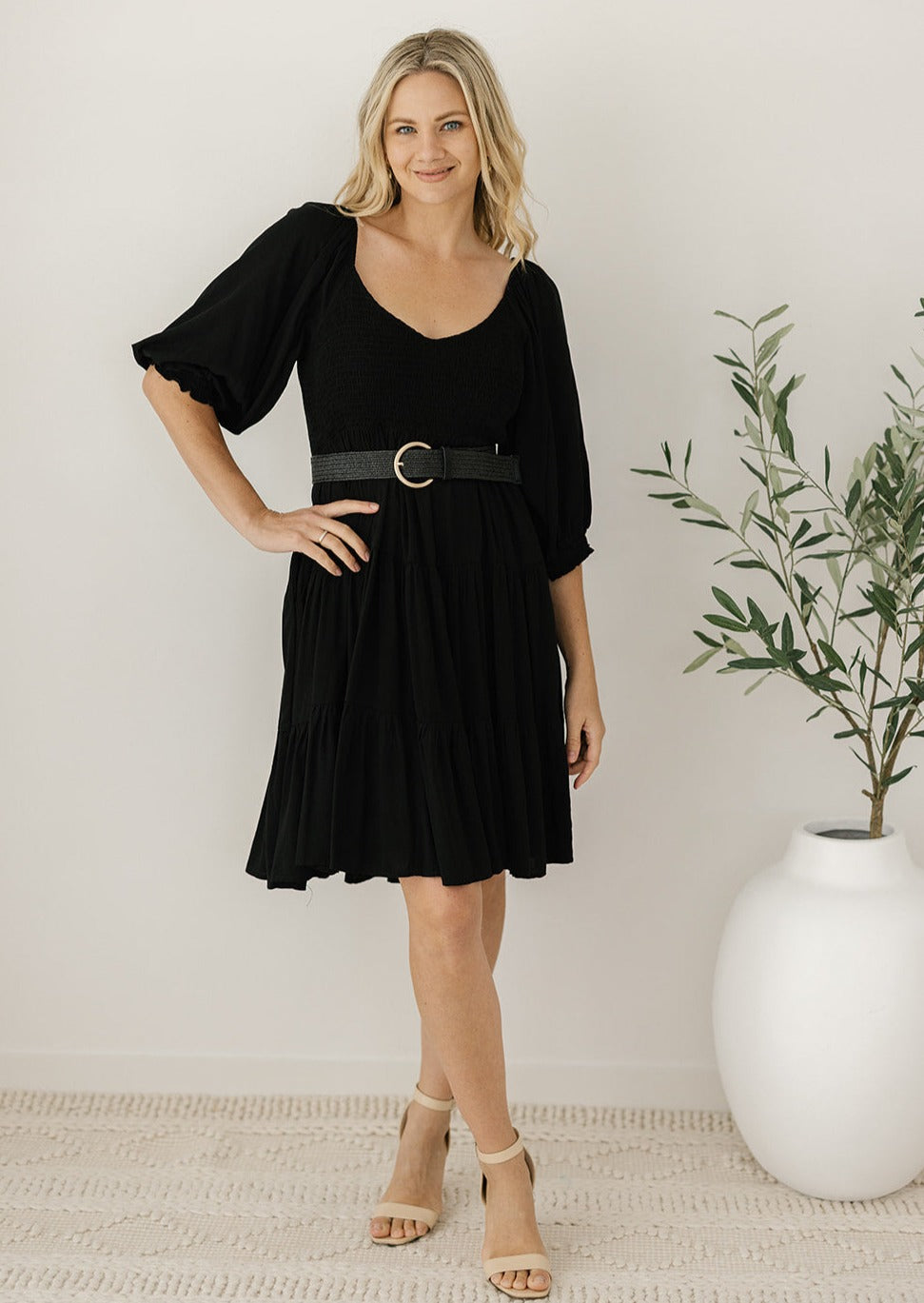 Molly Belt in Black Womens plus size fashion belts Love Style Co