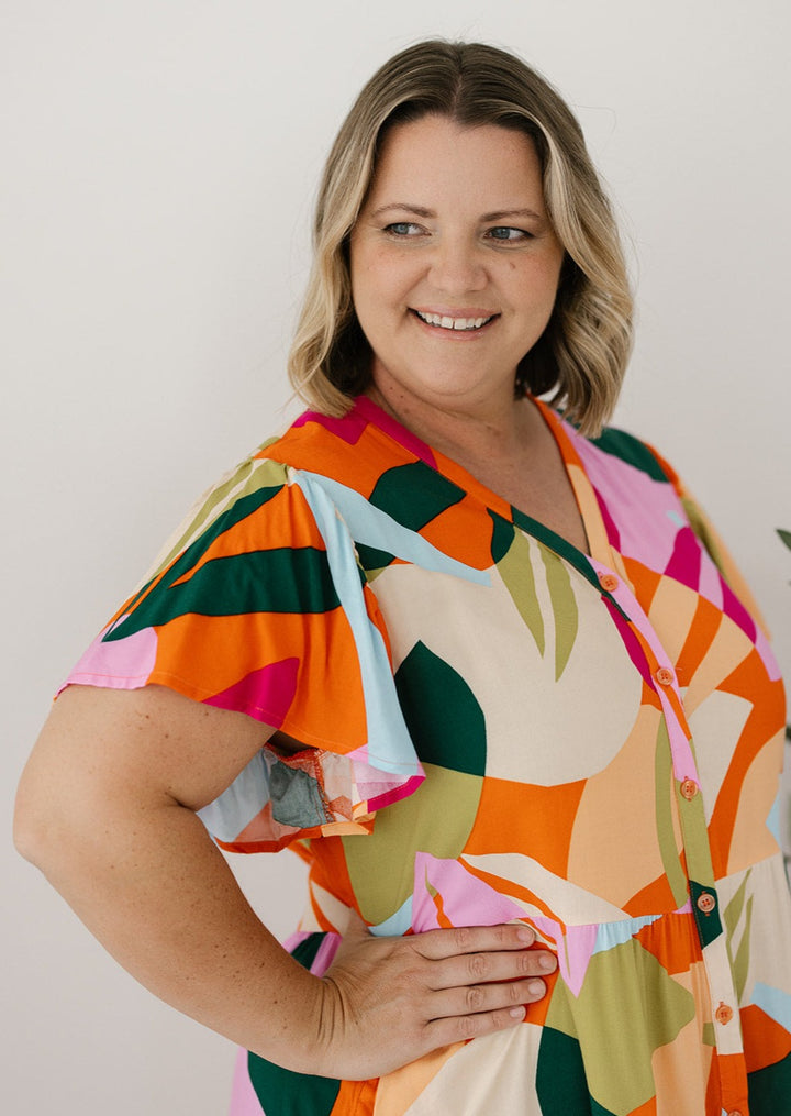 Smock Dress with sleeves