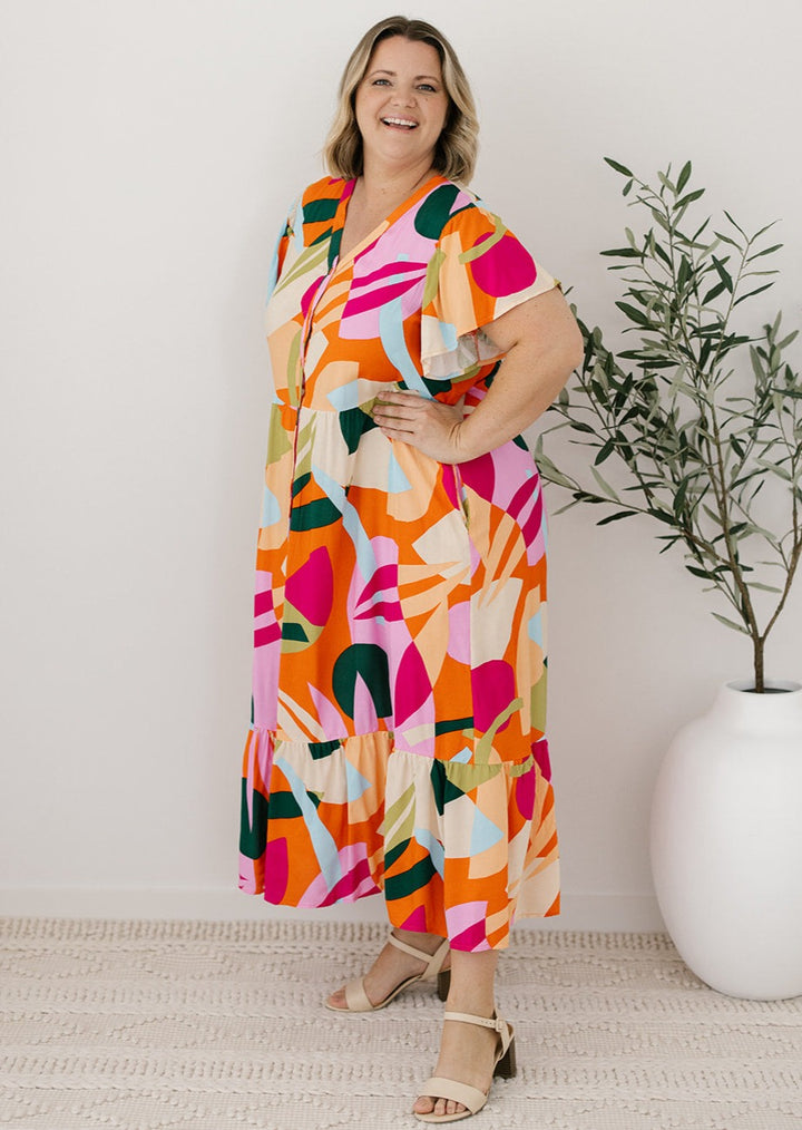 Plus Size Smock Dress