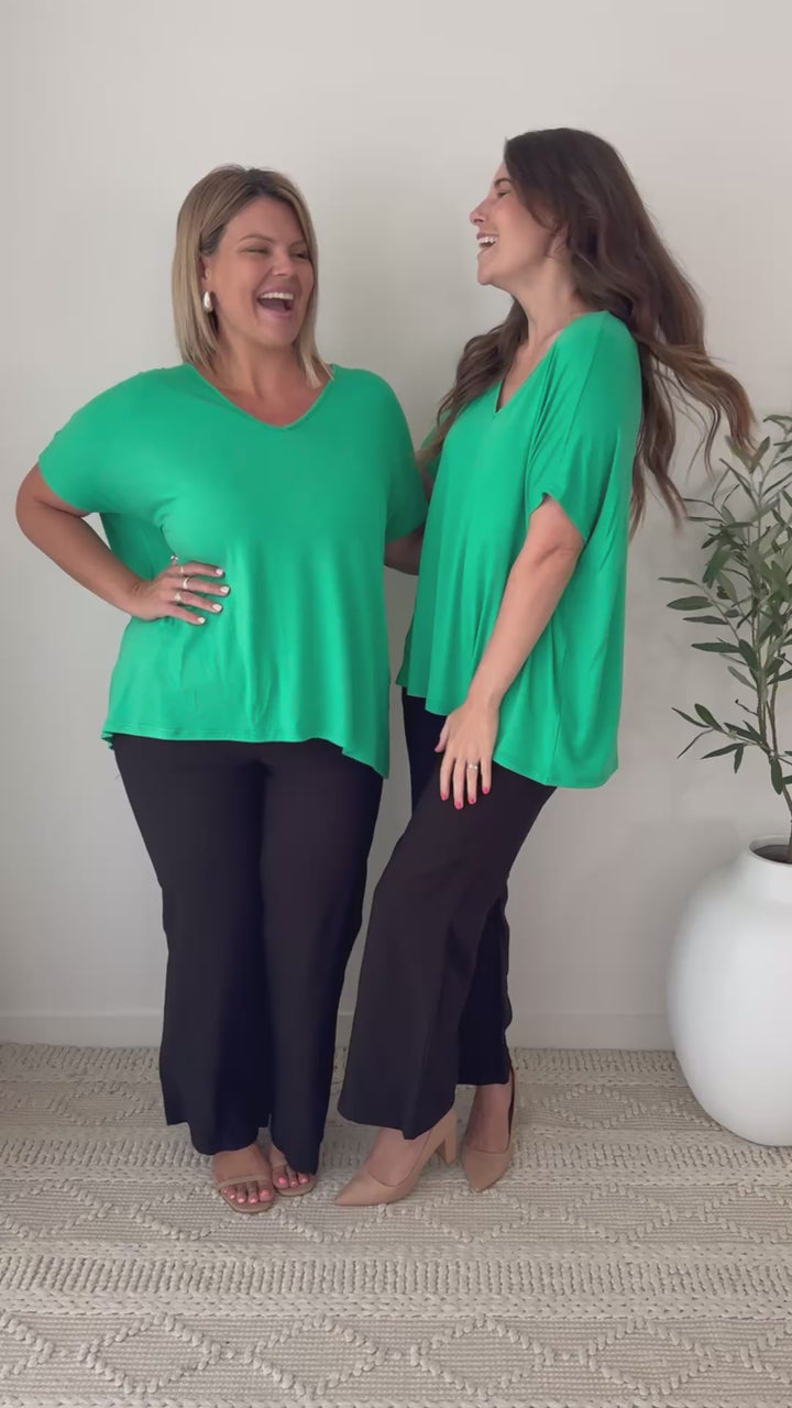 Marcia Top in Emerald