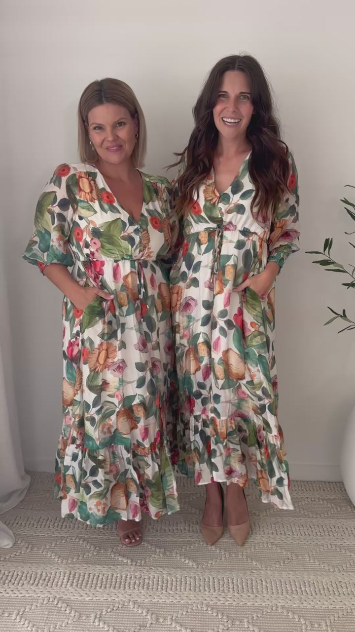 Esme Maxi Dress in Botanic