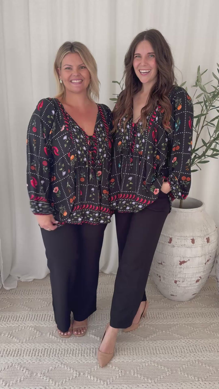 Adella Top in Spicy