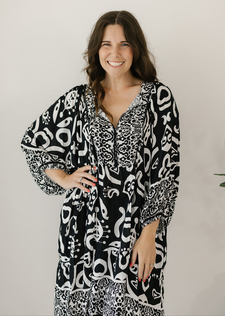 Ally Tunic Dress in Chromatic