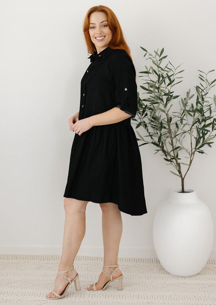 Denim Dress for Curvy Women