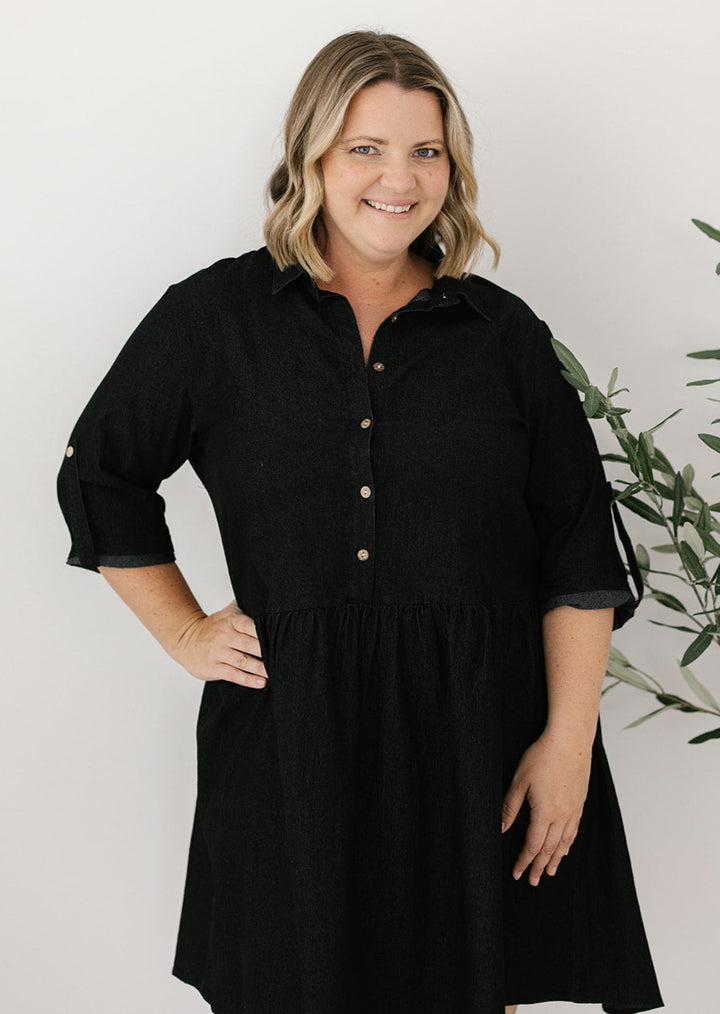 Denim Dress for Plus-Size Women