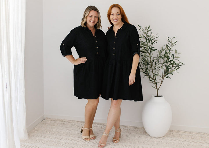 Black Denim Dress Australia