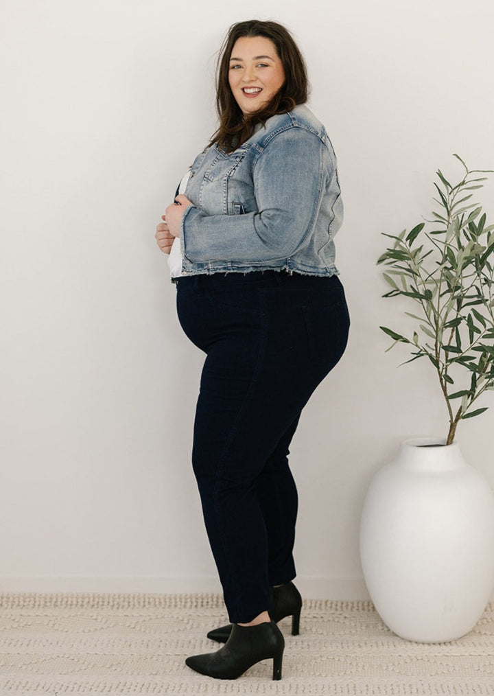 Women's stretch denim jacket
