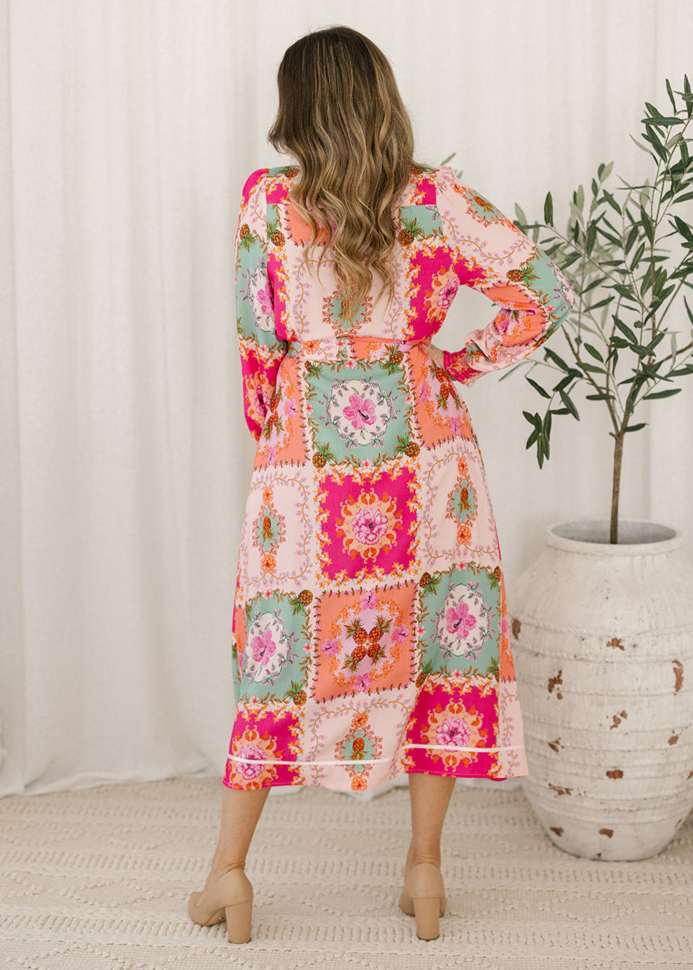 Bianca Midi Dress in Radient