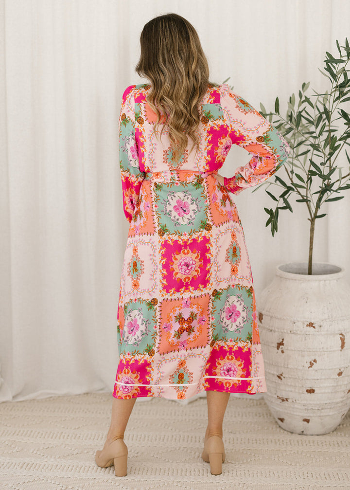 Bianca Midi Dress in Radient