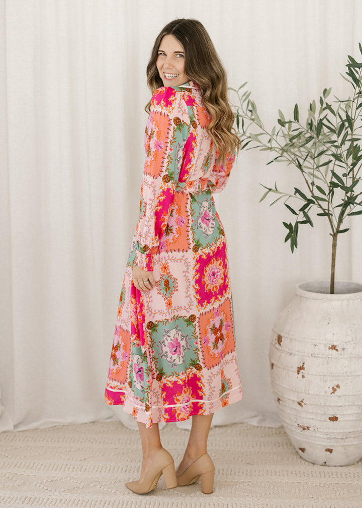 Bianca Midi Dress in Radient