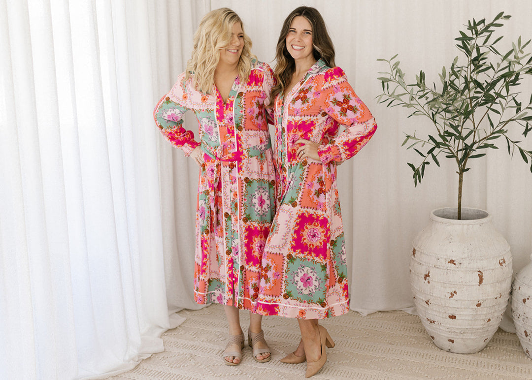 Bianca Midi Dress in Radient
