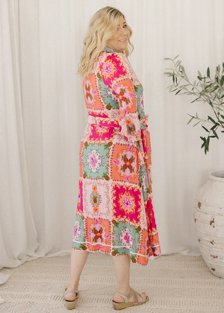 Bianca Midi Dress in Radient
