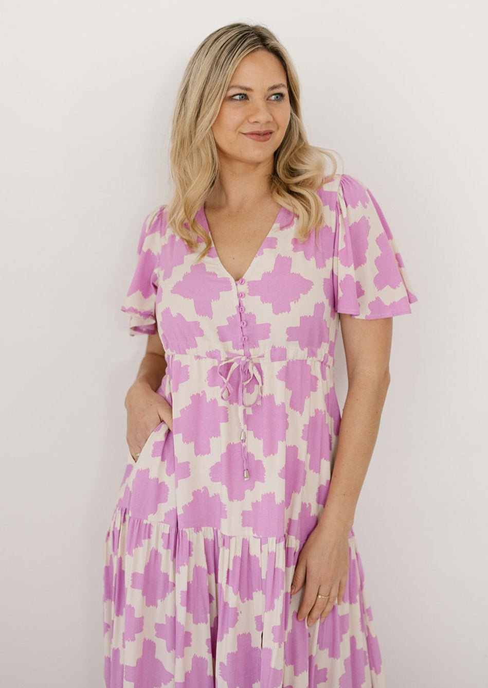 pink maxi dress australia