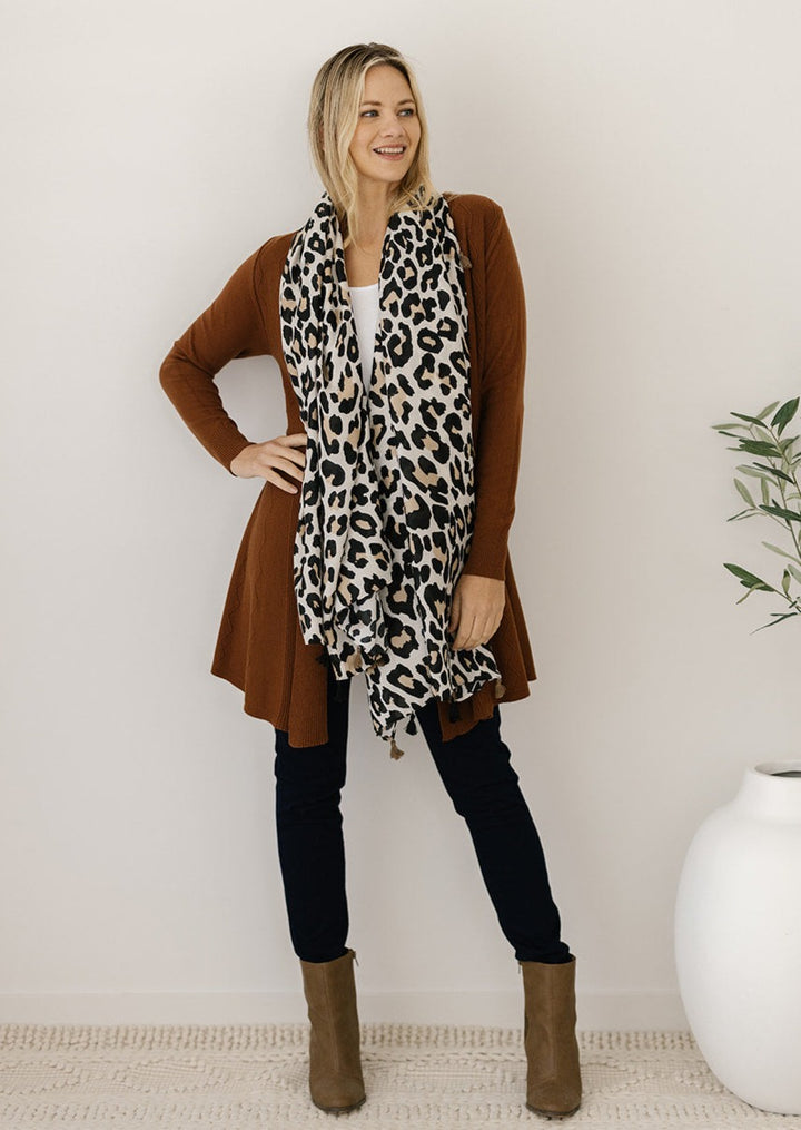leopard print scarf