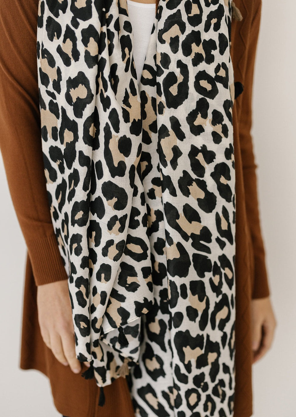 leopard print scarf