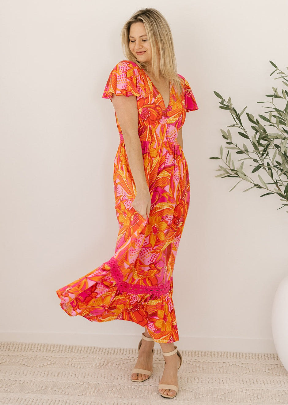 floral maxi dress australia