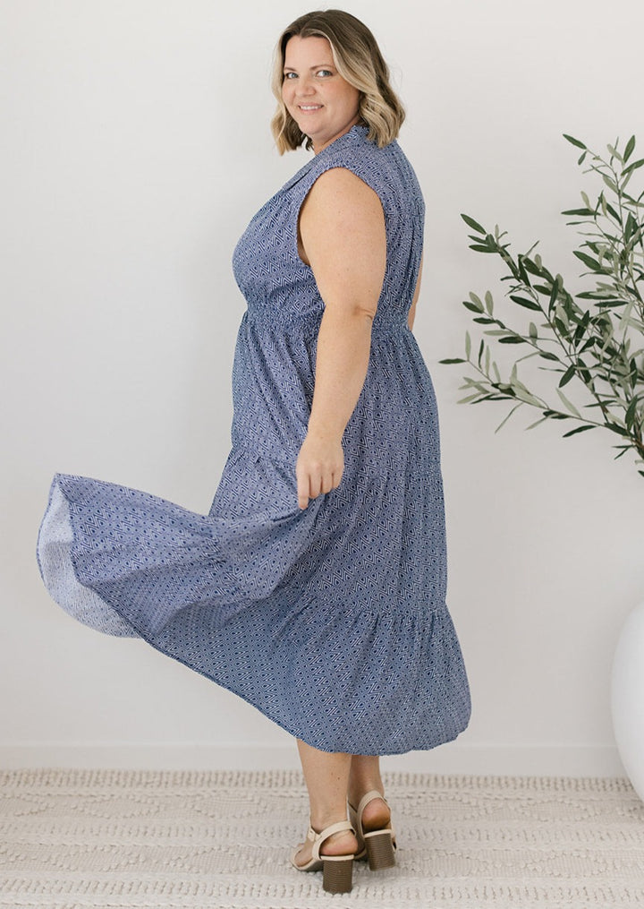 bump-friendly midi dress for women