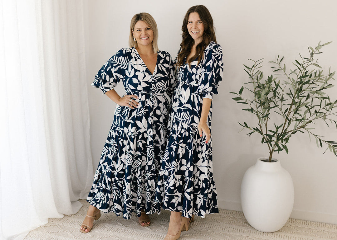 Esme Maxi Dress in Palm