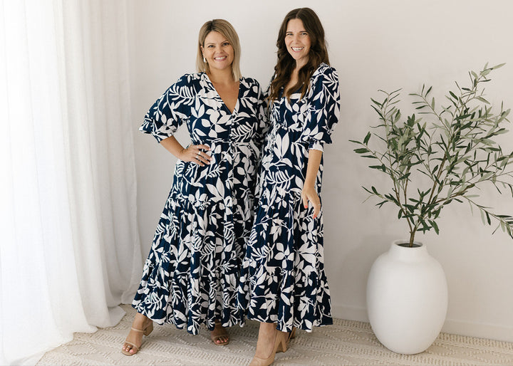 Esme Maxi Dress in Palm