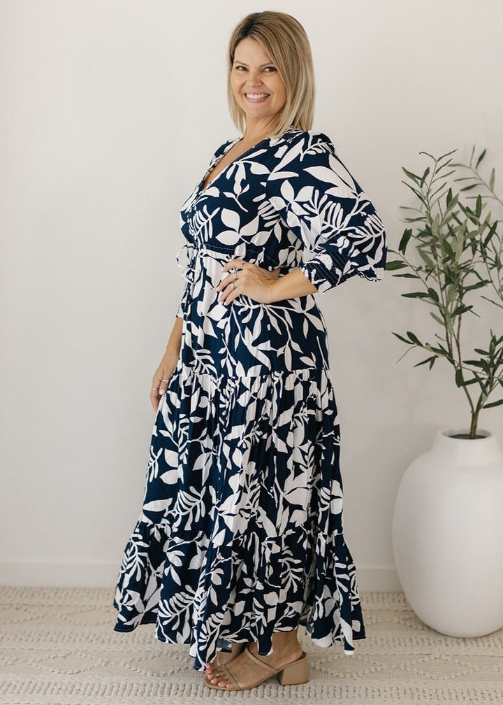 Esme Maxi Dress in Palm