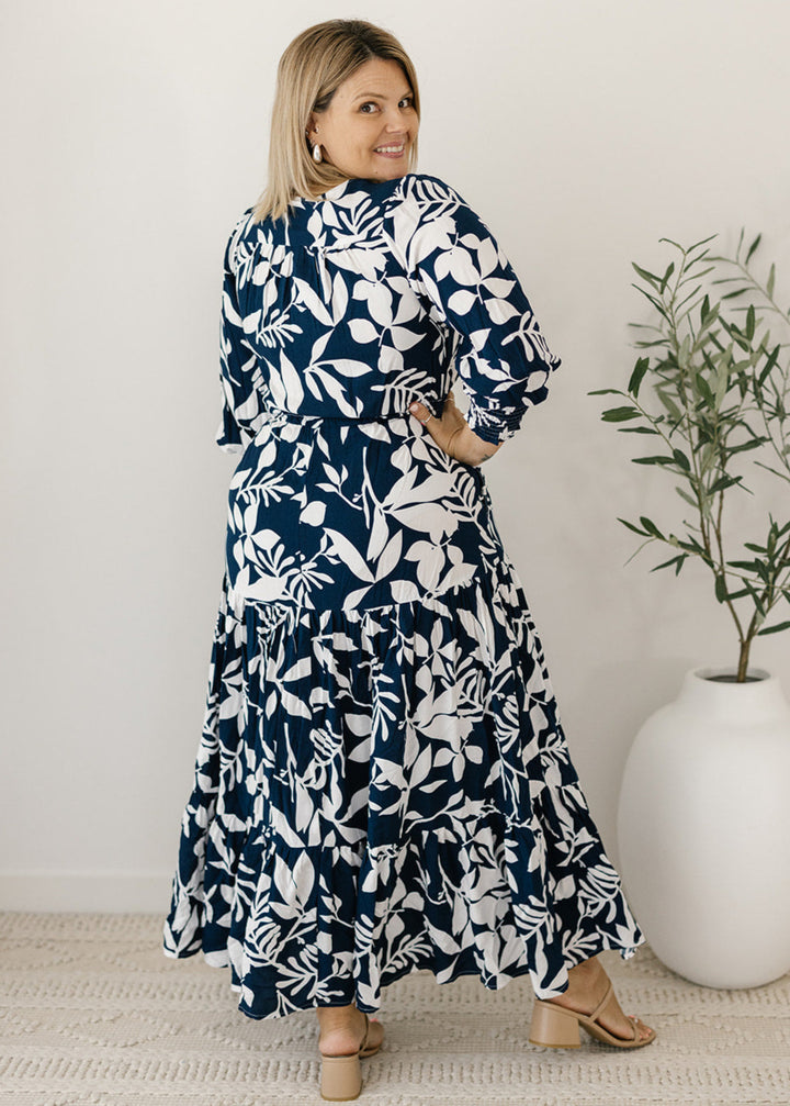 Esme Maxi Dress in Palm