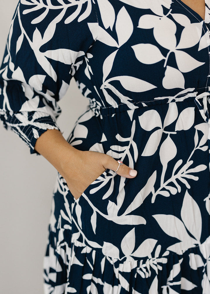 Esme Maxi Dress in Palm