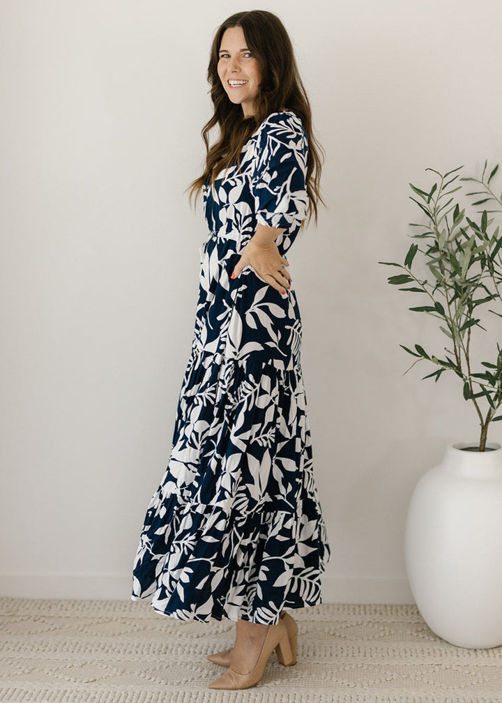 Esme Maxi Dress in Palm