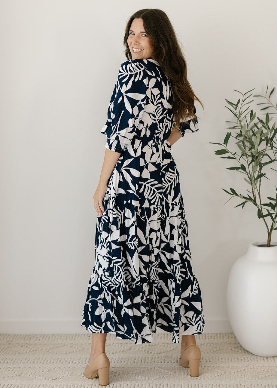 Esme Maxi Dress in Palm
