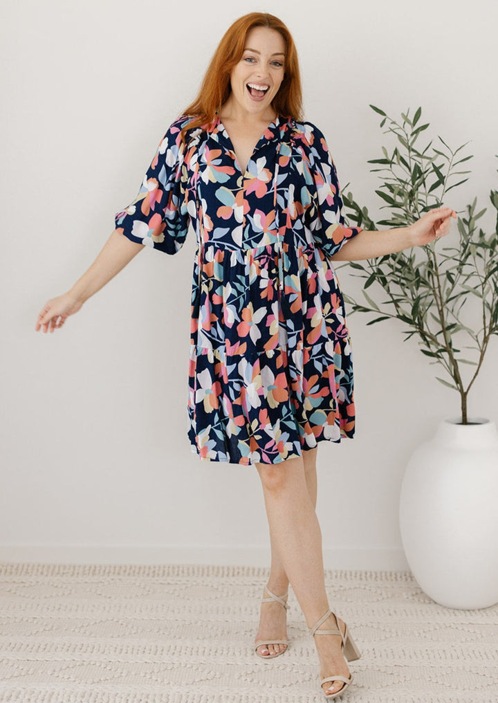 Knee-Length Tunic Dress