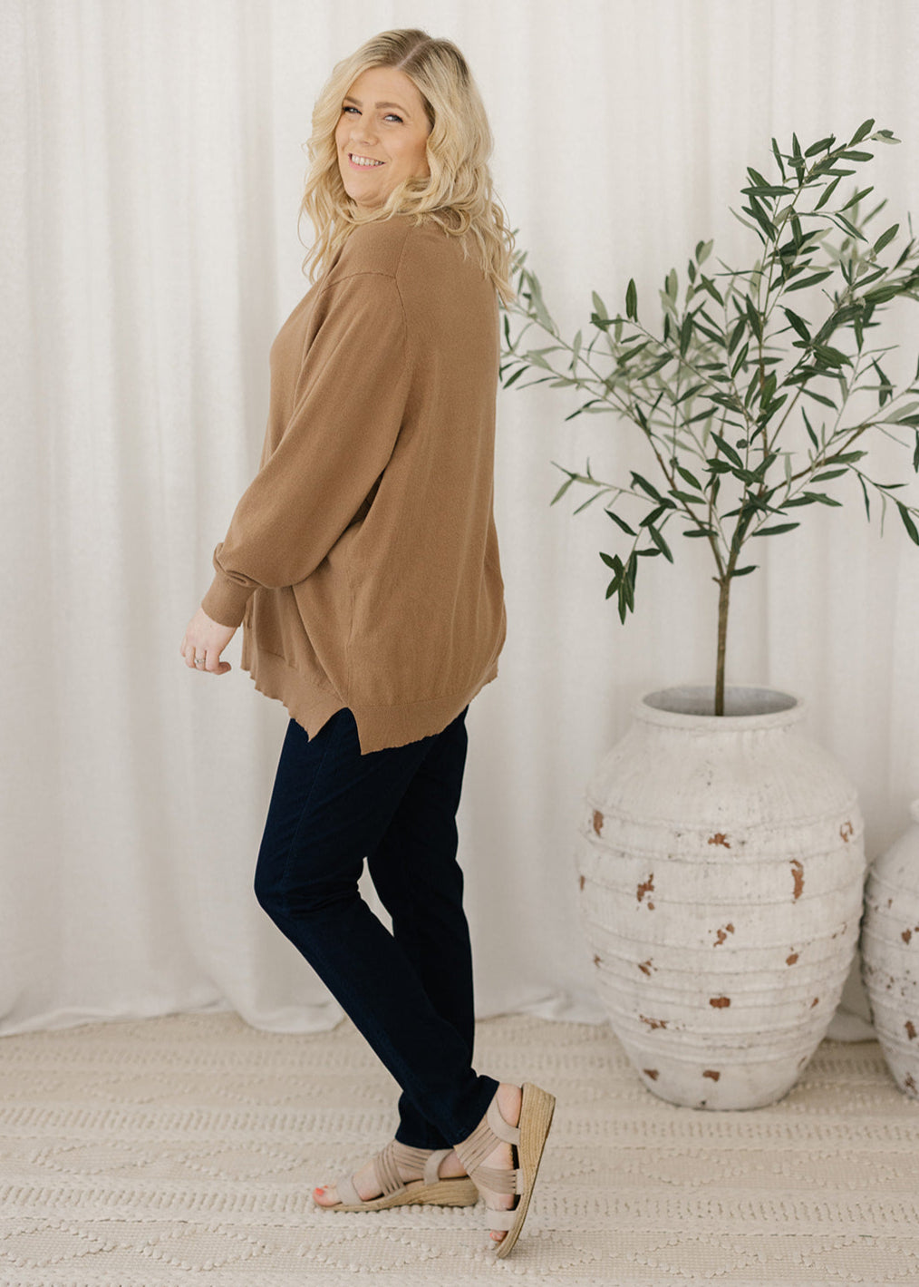 Holly Knit in Tan