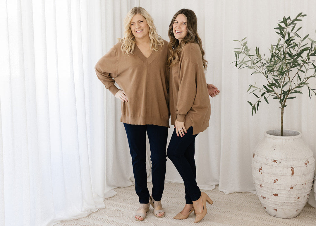 Holly Knit in Tan