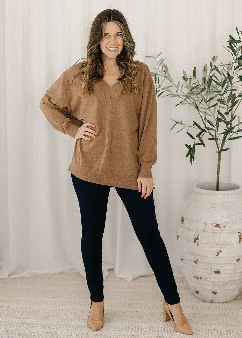 Holly Knit in Tan