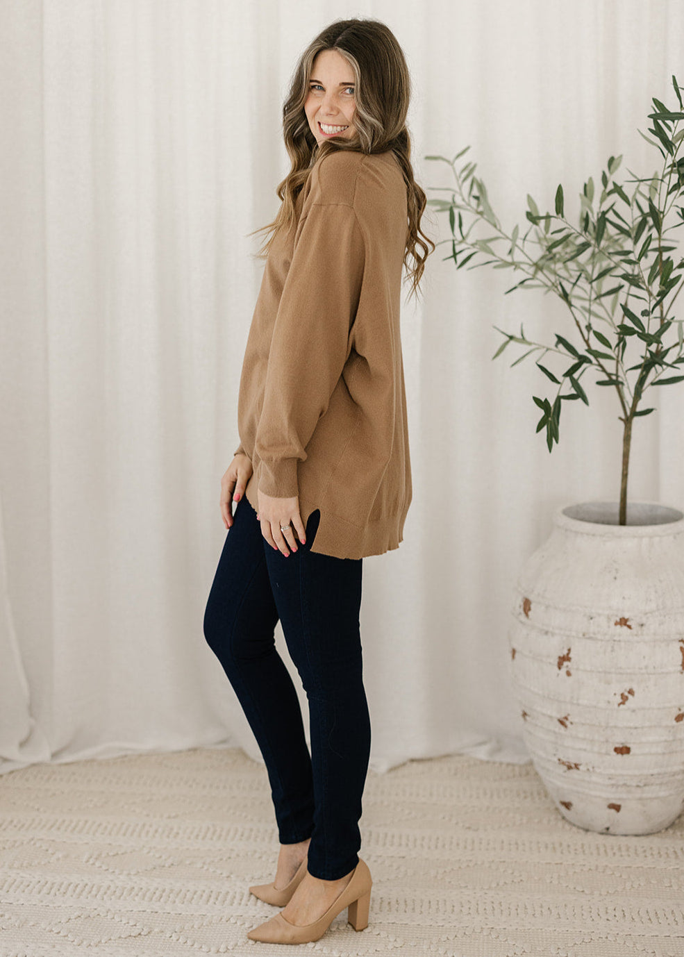 Holly Knit in Tan
