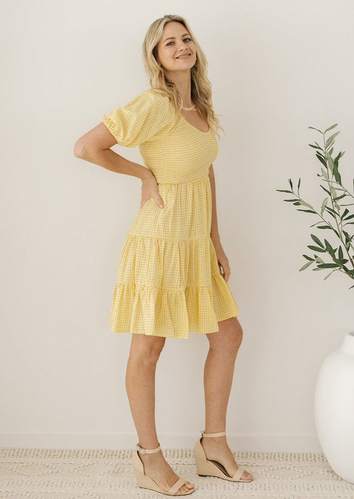 June Dress in Yellow