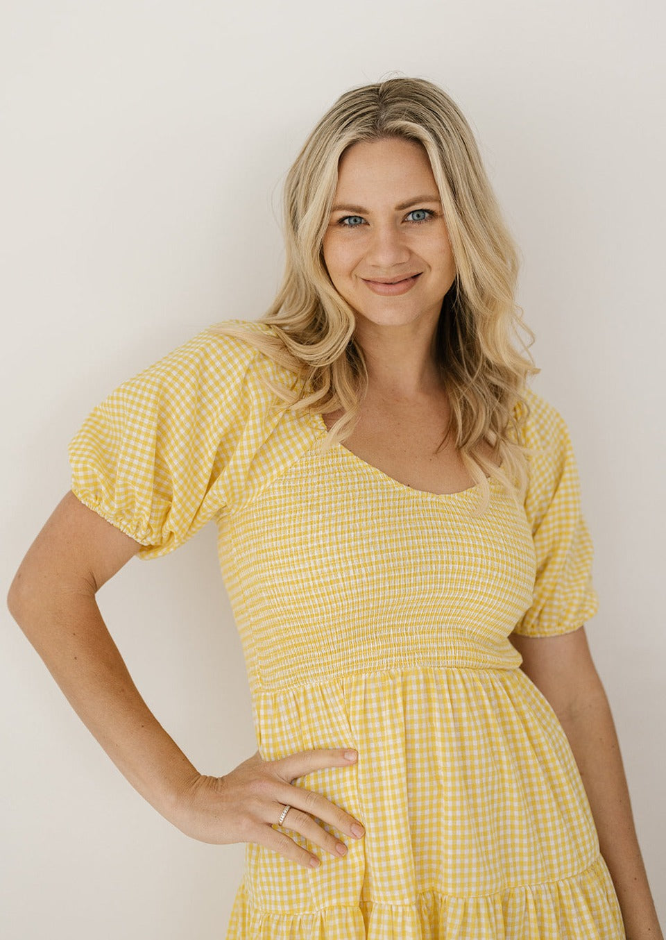 June Dress in Yellow