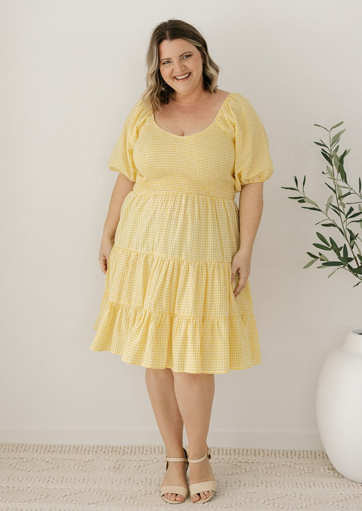 June Dress in Yellow