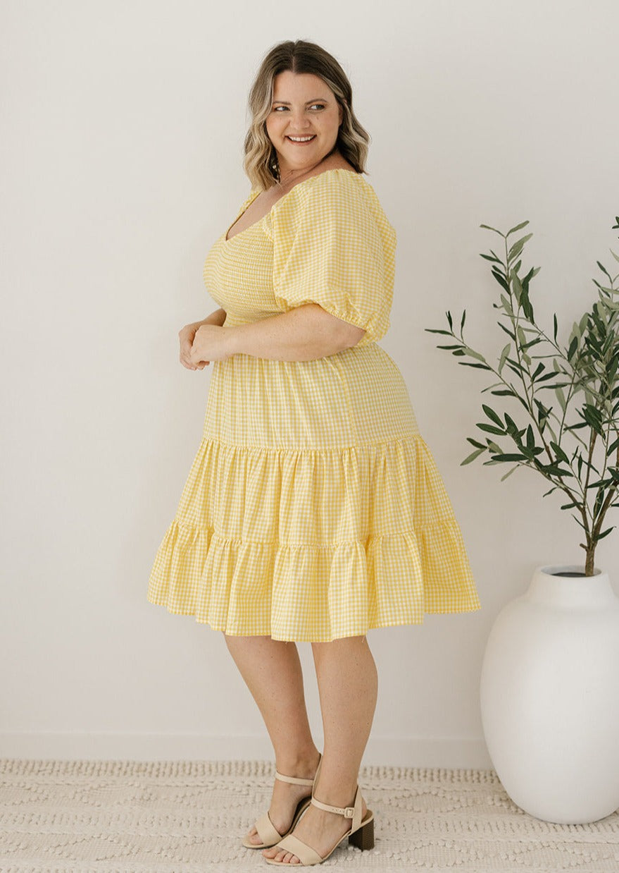June Dress in Yellow