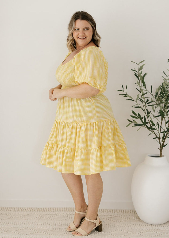June Dress in Yellow