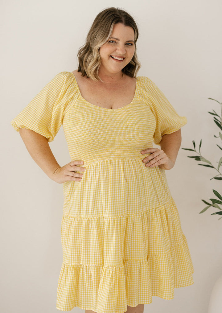 June Dress in Yellow