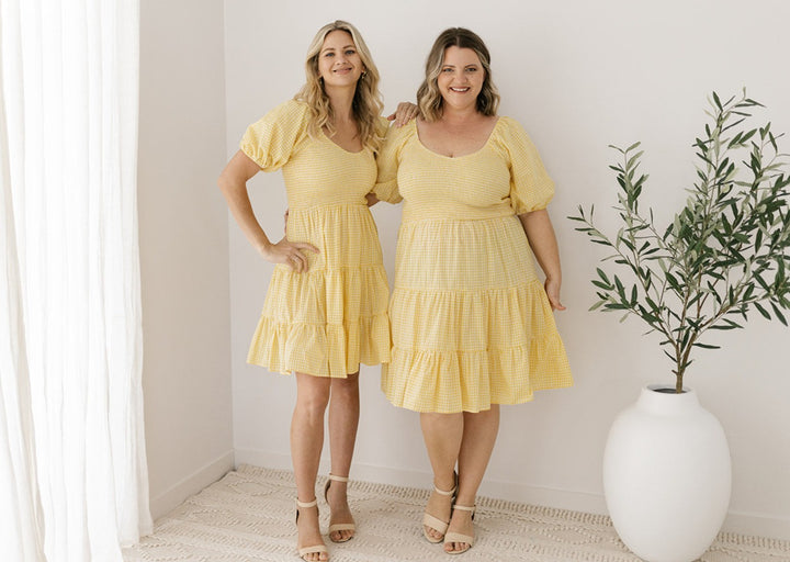 June Dress in Yellow