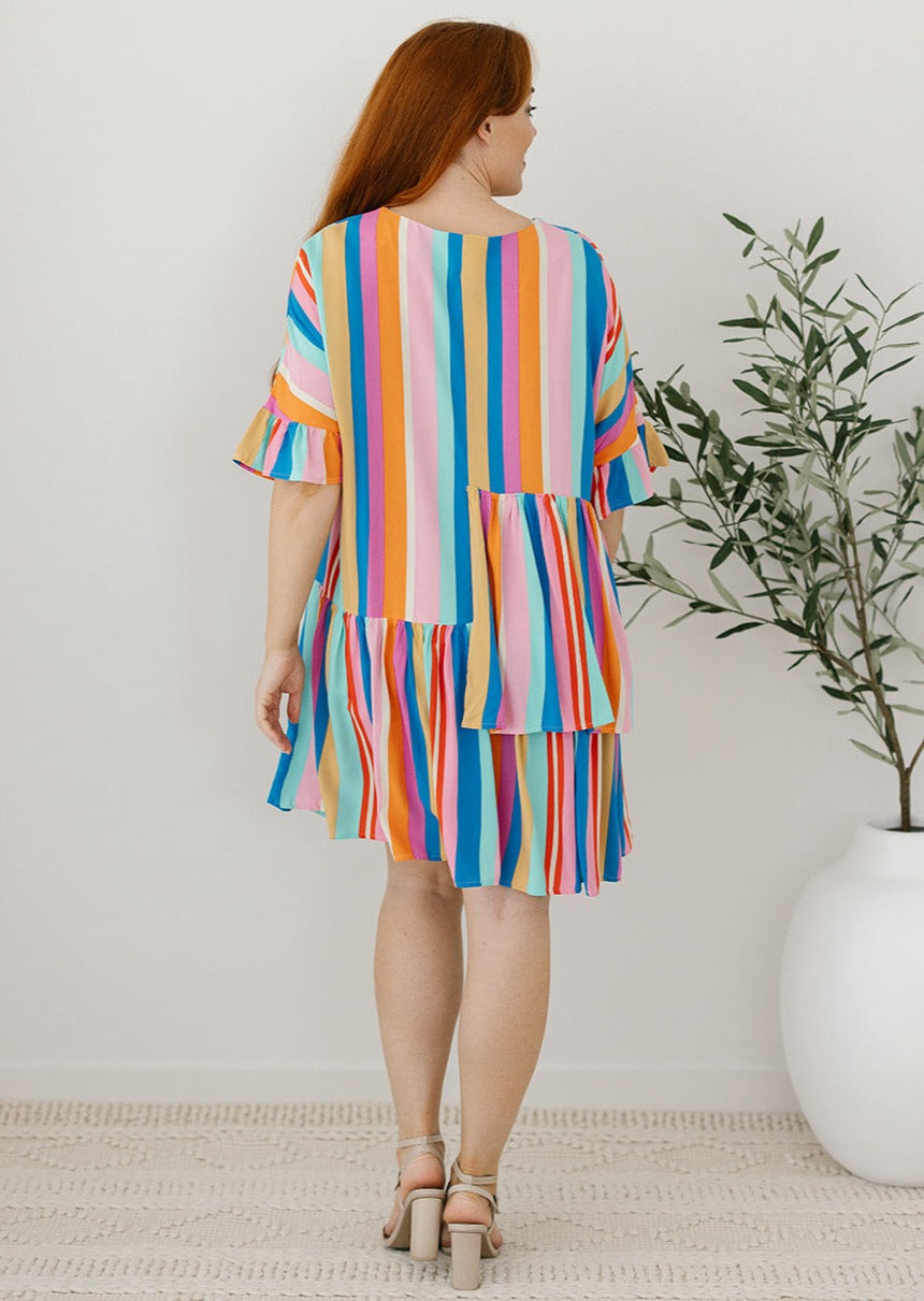 Playful Asymmetrical Dress for Women